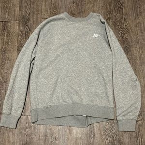 Grey Nike sweatshirt